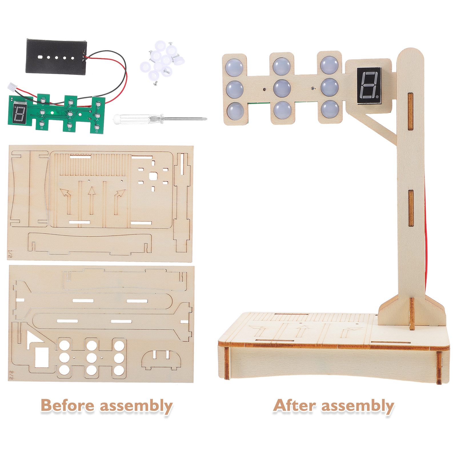 Traffic Light STEM Science Kit - đánh giá và giá Kids Education Activities